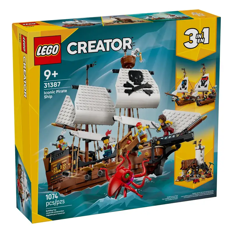 Lego Creator 31387 Barco Pirata Clasico