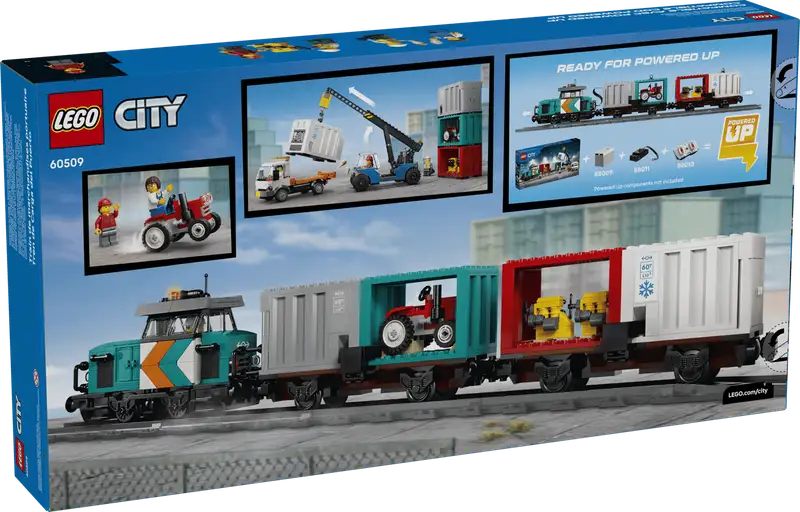 Lego City 60509 Tren De Mercancias Del Puerto Con Grua Y Camion