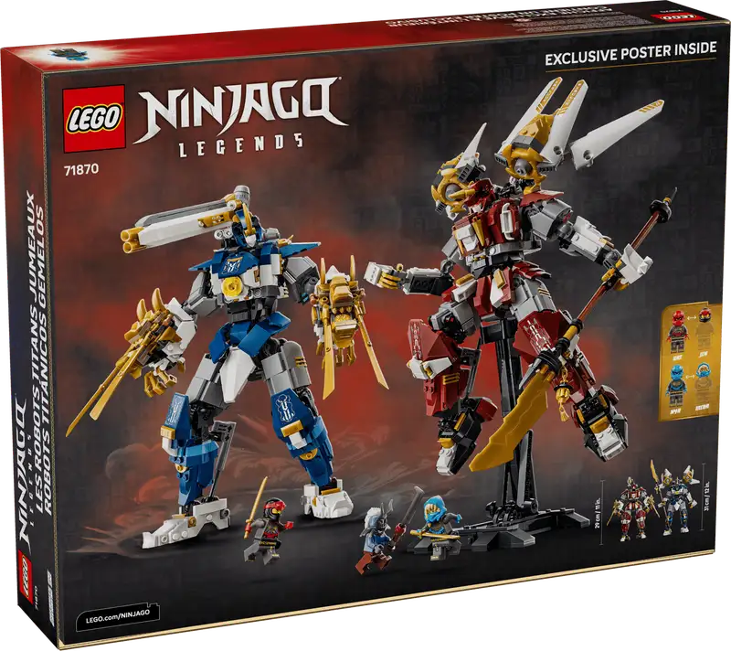 Lego Ninjago 71870 Titanes Robot Gemelos