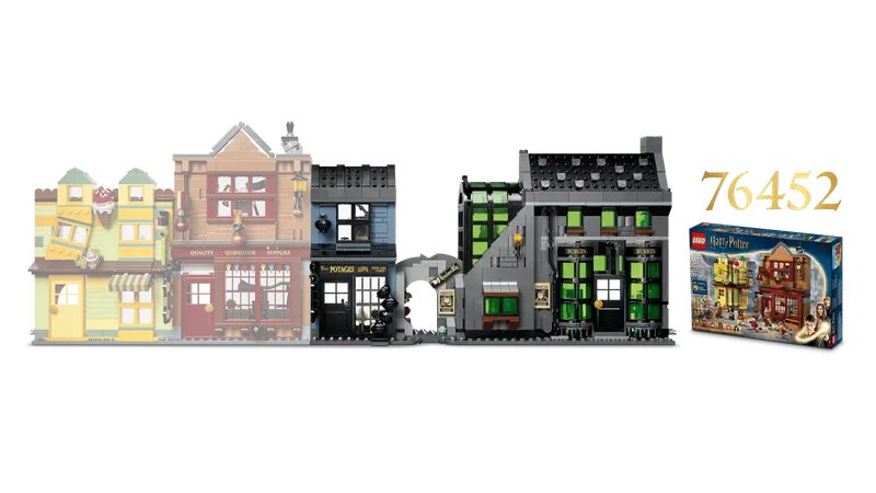 Lego Harry Potter 76471 Tiendas Magicas Del Callejon Knockturn Wiz