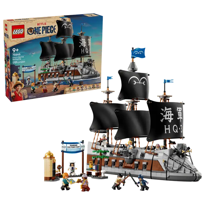 Lego One Piece 75646 Barco De La Marina De Garp