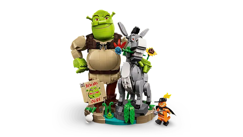 Lego  72423 Shrek, Burro Y Gato Con Botas