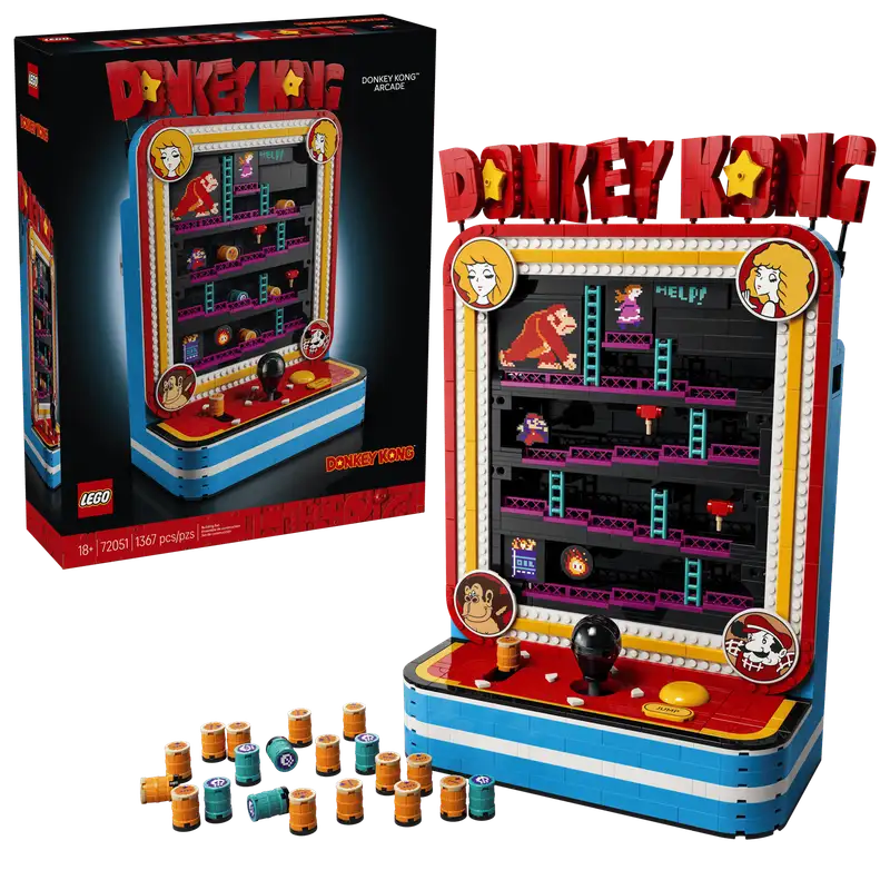 Lego Super Mario Bros 72051 Maquina Recreativa De Donkey Kong