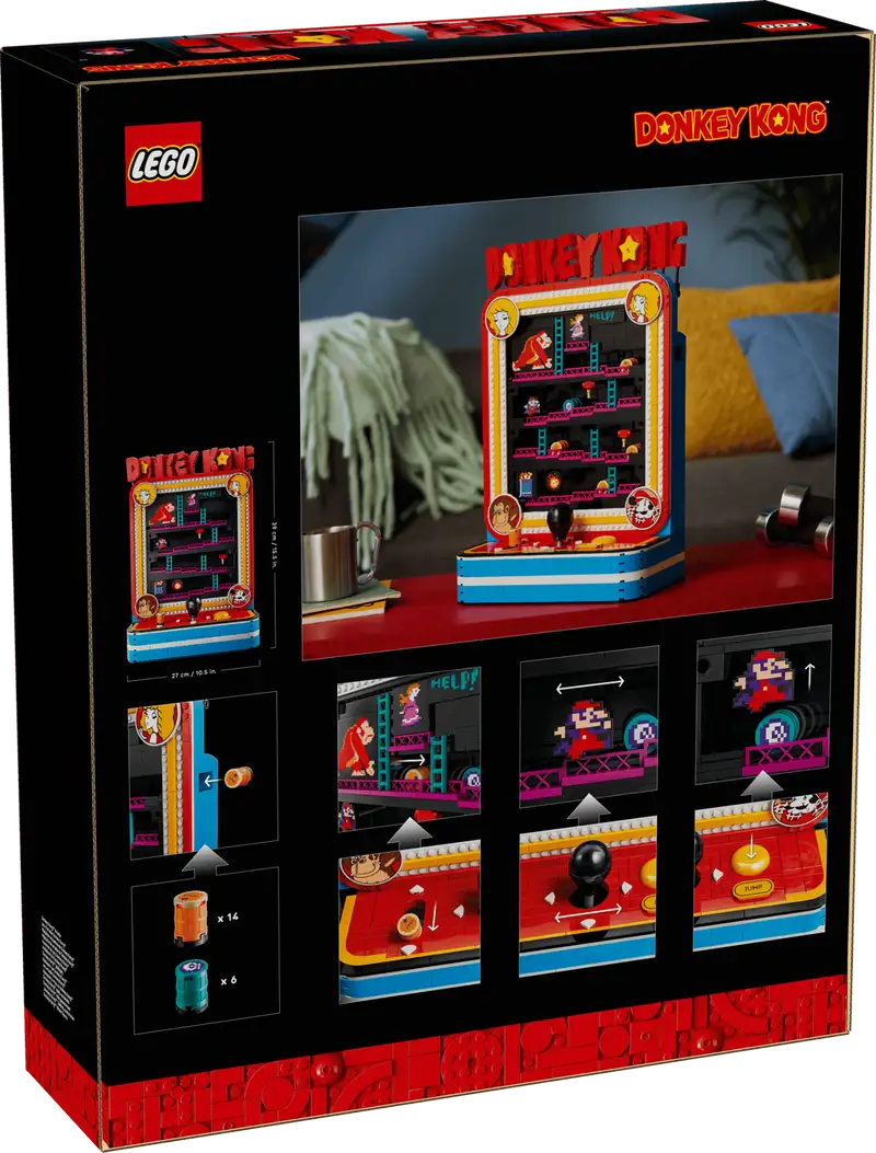 Lego Super Mario Bros 72051 Maquina Recreativa De Donkey Kong