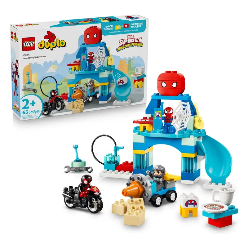 Lego Marvel 10464 Aracnocuartel De Spidey Y Su Superequipo