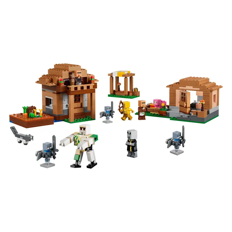 Lego Minecraft 21596 Ataque Del Evocador A La Aldea