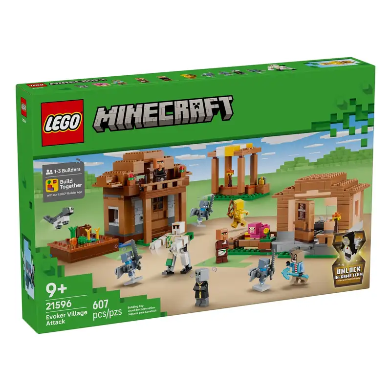Lego Minecraft 21596 Ataque Del Evocador A La Aldea