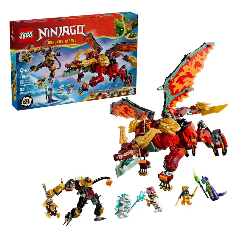 Lego Ninjago 71868 Meca Dragon Transformable De Wyldfyre
