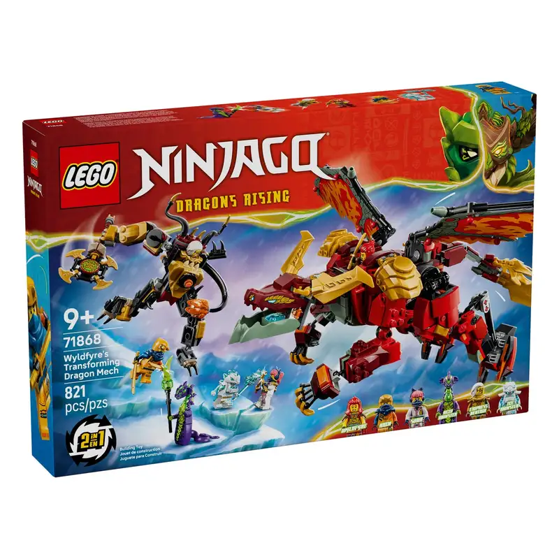 Lego Ninjago 71868 Meca Dragon Transformable De Wyldfyre