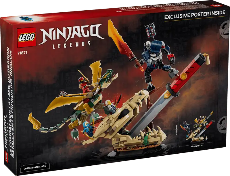 Lego Ninjago 71871 Batalla En La Espada Del Dragon