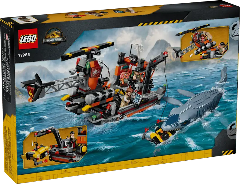 Lego Jurassic World 77983 Ataque Del Dinosaurio Marino Mosasaurus