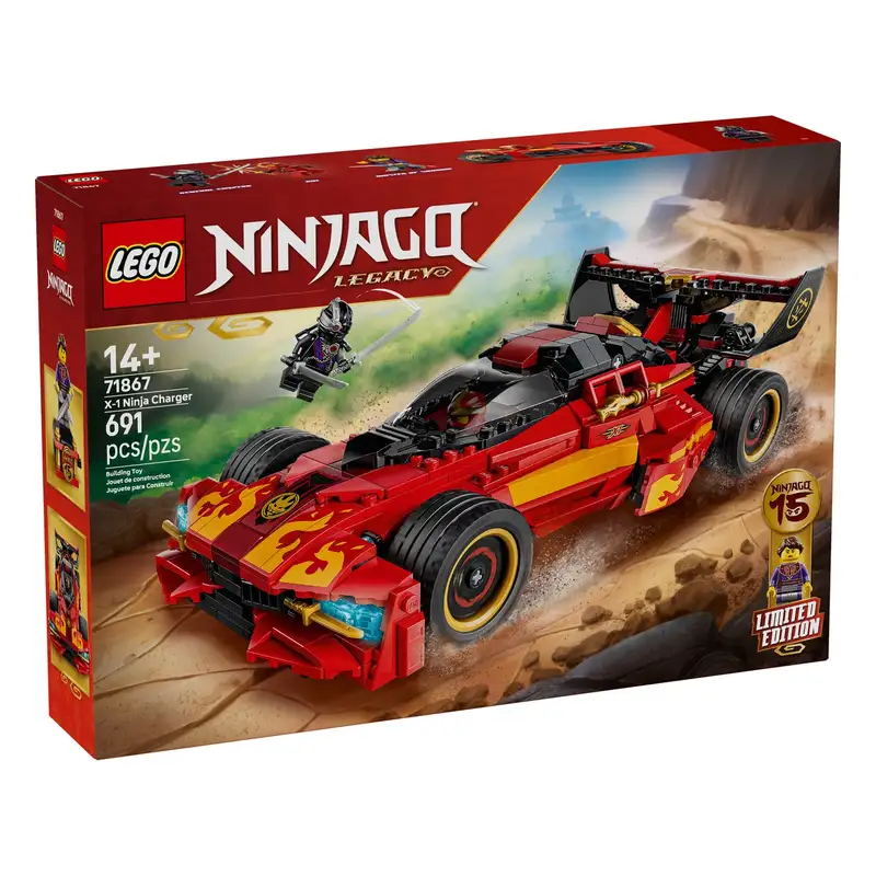 Lego Ninjago 71867 Deportivo Ninja X-1: 15 Aniversario