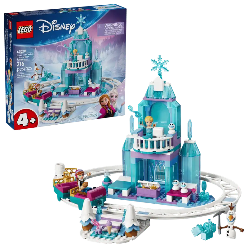 Lego Disney 43281 Castillo De Hielo De Elsa Y Aventura En La Nieve