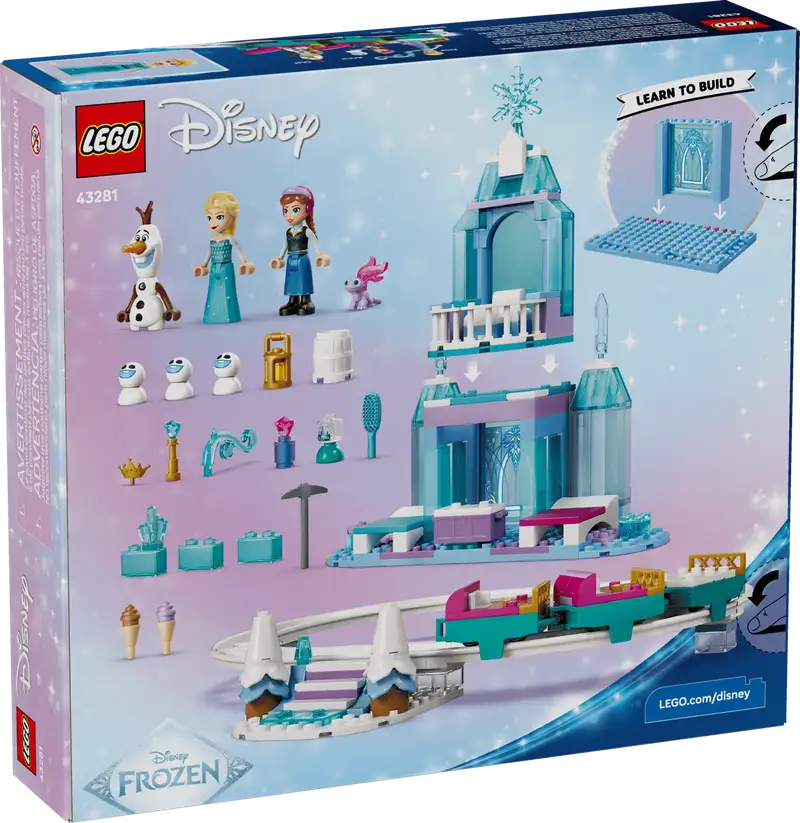 Lego Disney 43281 Castillo De Hielo De Elsa Y Aventura En La Nieve