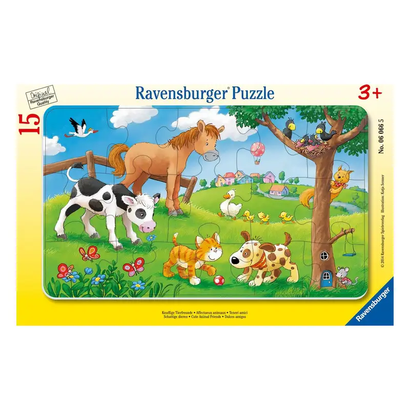 Ravensburger Rompecabezas 60665 Amigos Animales Adorables