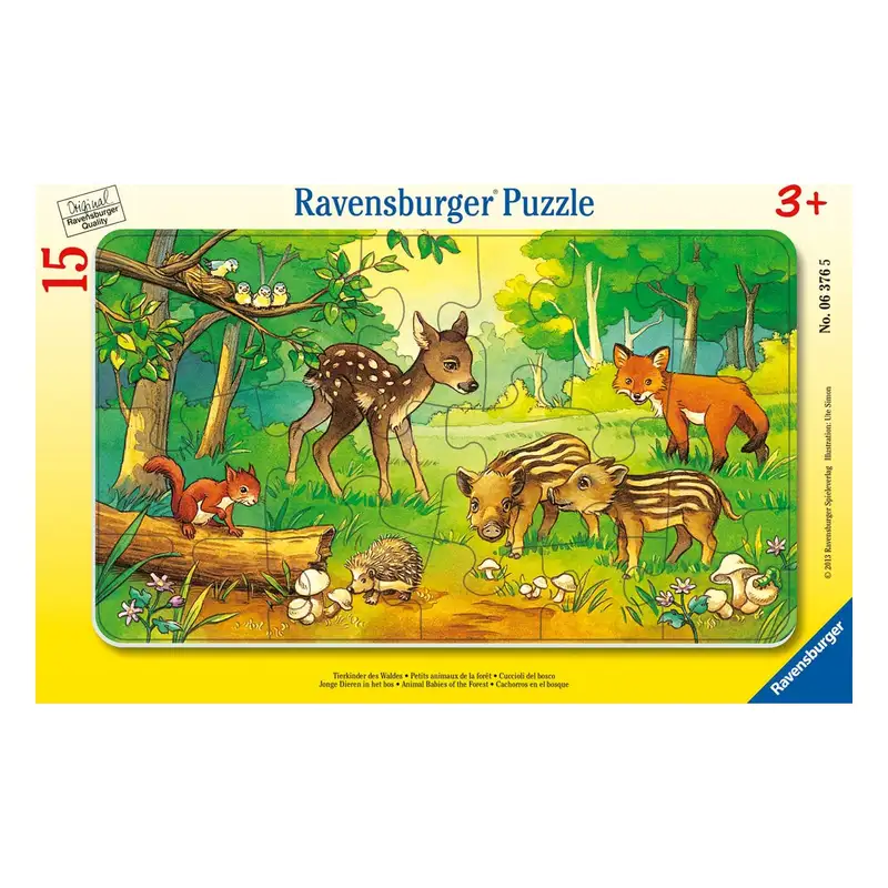 Ravensburger Rompecabezas 63765 Animales Bebes En El Prado