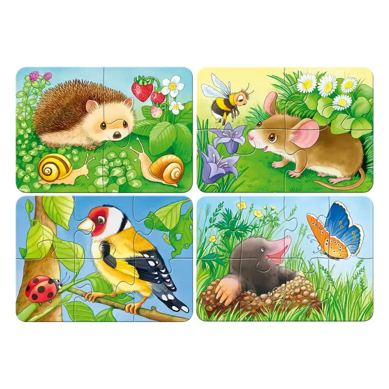 Ravensburger Rompecabezas 69521 Adorables Habitantes Del Jardin 2