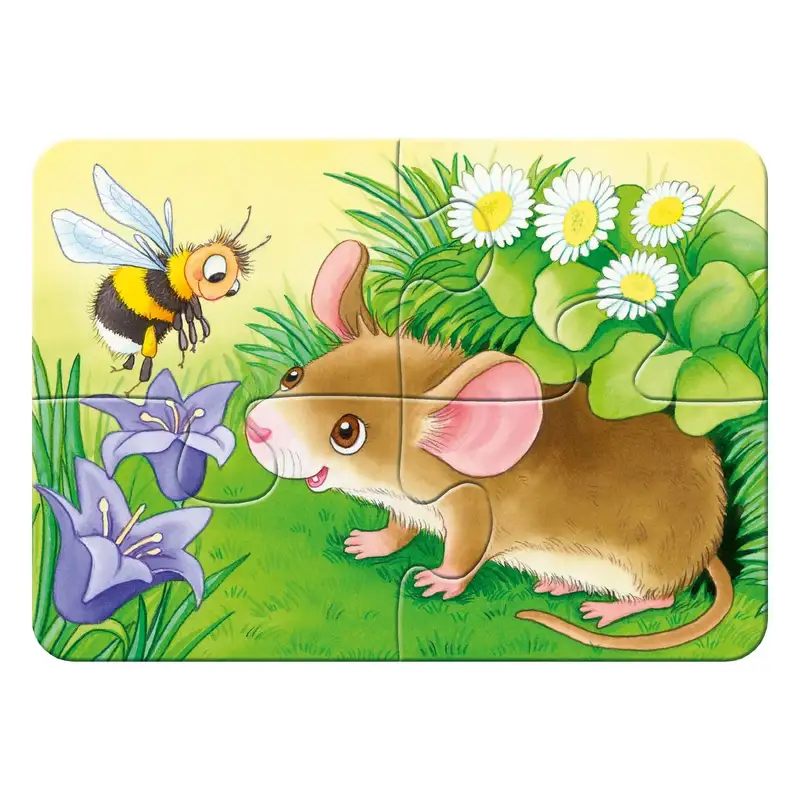 Ravensburger Rompecabezas 69521 Adorables Habitantes Del Jardin 2