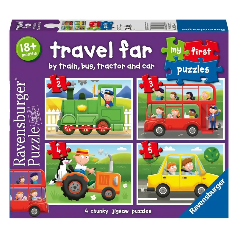 Ravensburger Rompecabezas 73030 Viaja Lejos 2, 3, 4 Y 5 Piezas