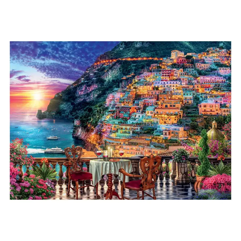 Ravensburger Rompecabezas 12000057 Cena En Positano 1000 Piezas