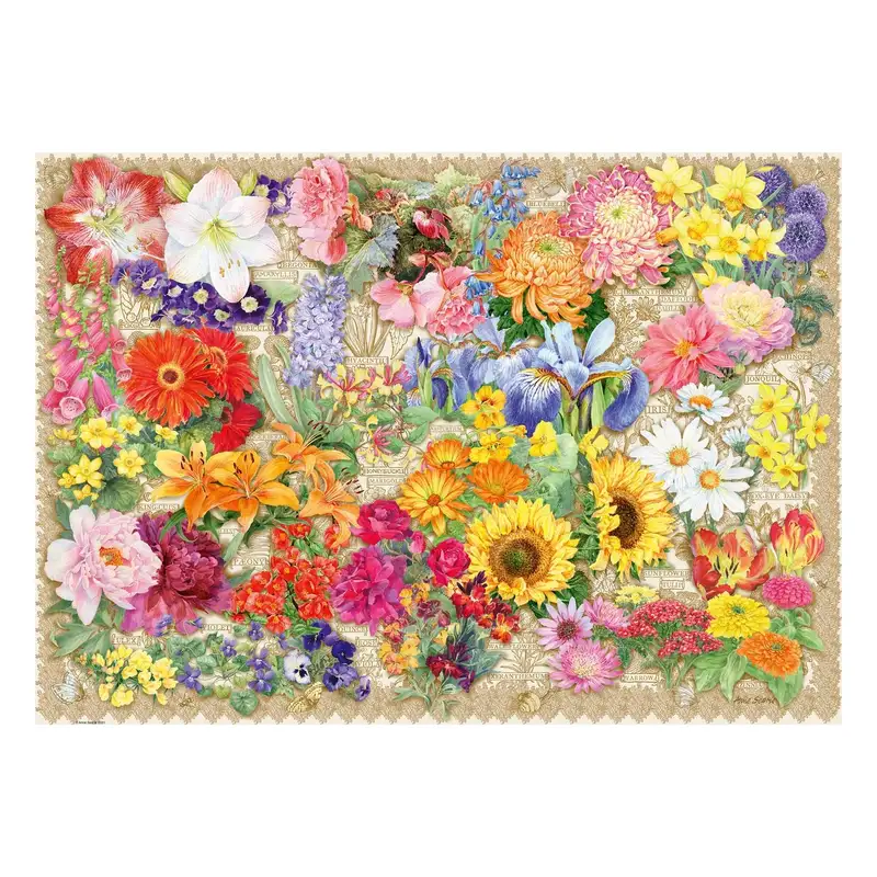 Ravensburger Rompecabezas 12000121 Floreciendo Hermosamente
