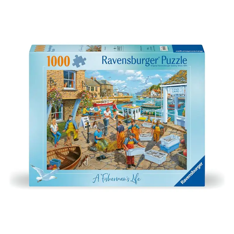 Ravensburger Rompecabezas 12000161 Vida De Pescador 1000 Piezas