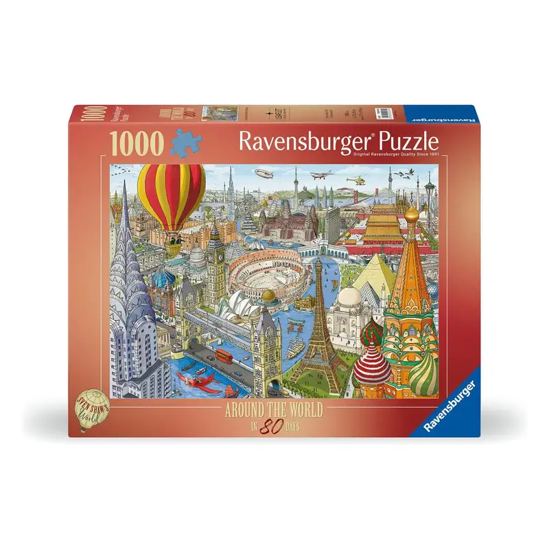 Ravensburger Rompecabezas 12000169 La Vuelta Al Mundo En 80 Dias