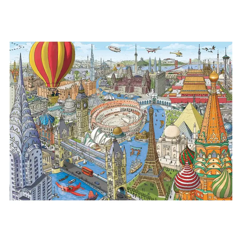 Ravensburger Rompecabezas 12000169 La Vuelta Al Mundo En 80 Dias