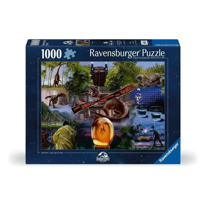 Ravensburger Rompecabezas 12000187 Poster De Jurassic Park 1000 Piezas