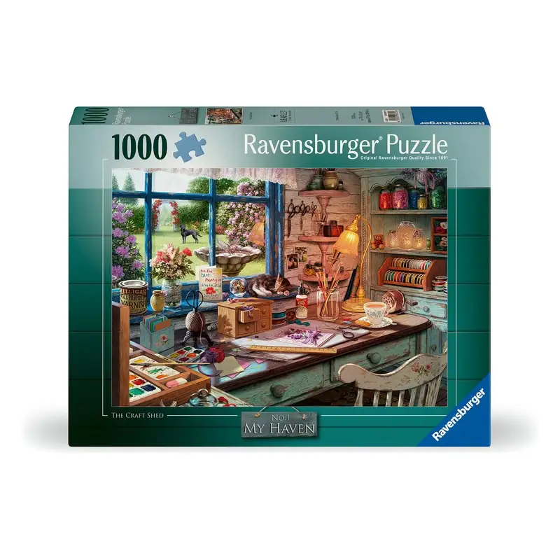 Ravensburger Rompecabezas 12000307 El Cobertizo De Manualidades