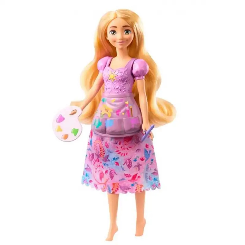 Mattel Disney Princesas Jbg09 Muneca Rapunzel Con Accesorios