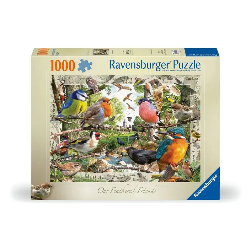 Ravensburger Rompecabezas 12000328 Nuestros Amigos Emplumados