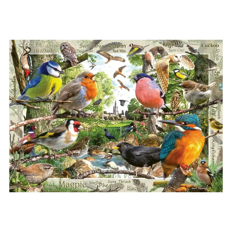 Ravensburger Rompecabezas 12000328 Nuestros Amigos Emplumados