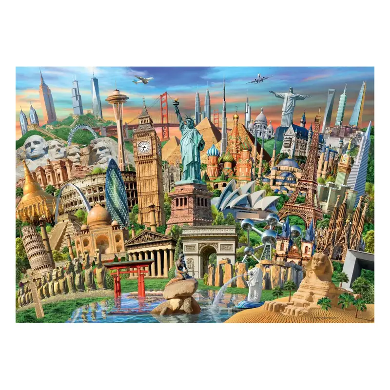 Ravensburger Rompecabezas 12000332 Lugares Emblematicos Del Mundo 1000 Piezas