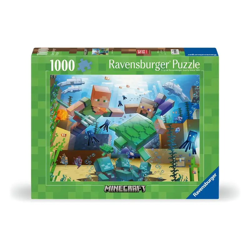 Ravensburger Rompecabezas 12000421 Mosaico De Minecraft 1000 Piezas