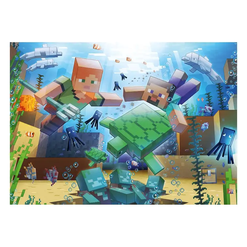 Ravensburger Rompecabezas 12000421 Mosaico De Minecraft 1000 Piezas