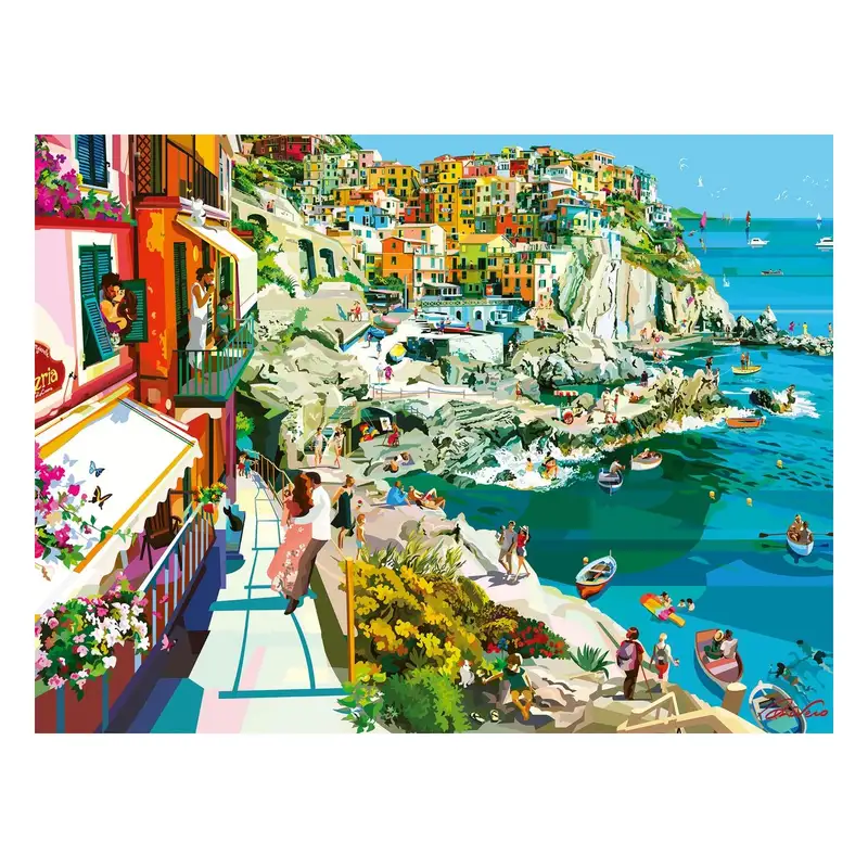Ravensburger Rompecabezas 12000430 Romance En Cinque Terre 1