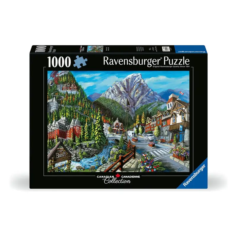 Ravensburger Rompecabezas 12000494 Bienvenido A Banff 1000 Piezas
