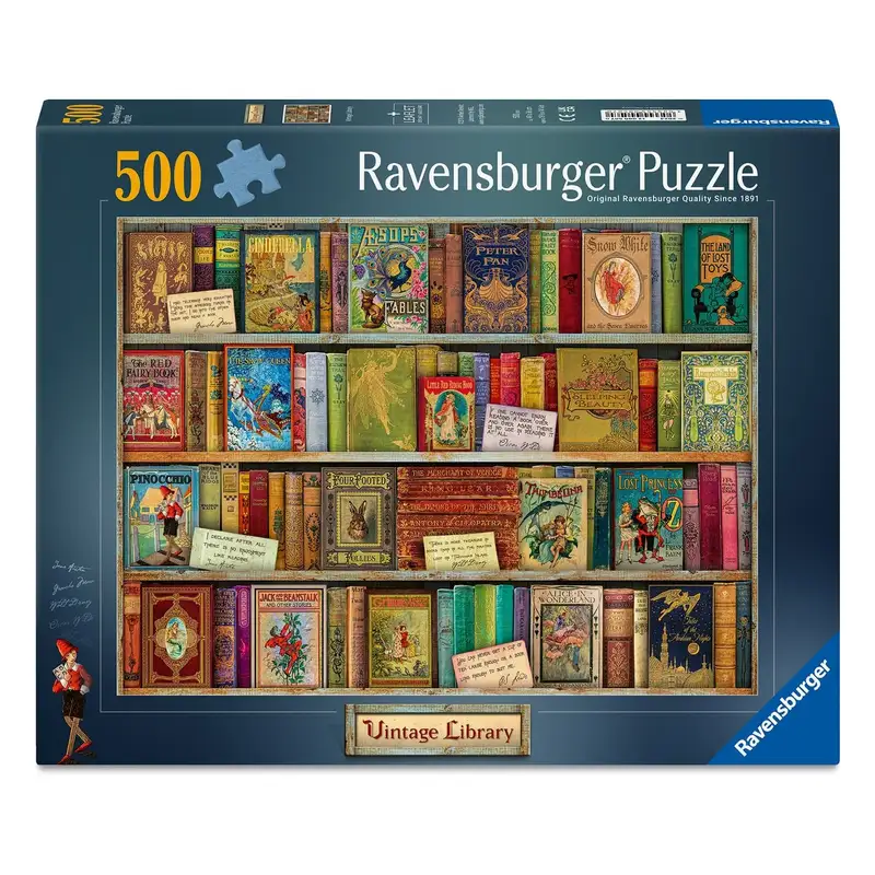 Ravensburger Rompecabezas 12000507 Biblioteca Vintage
