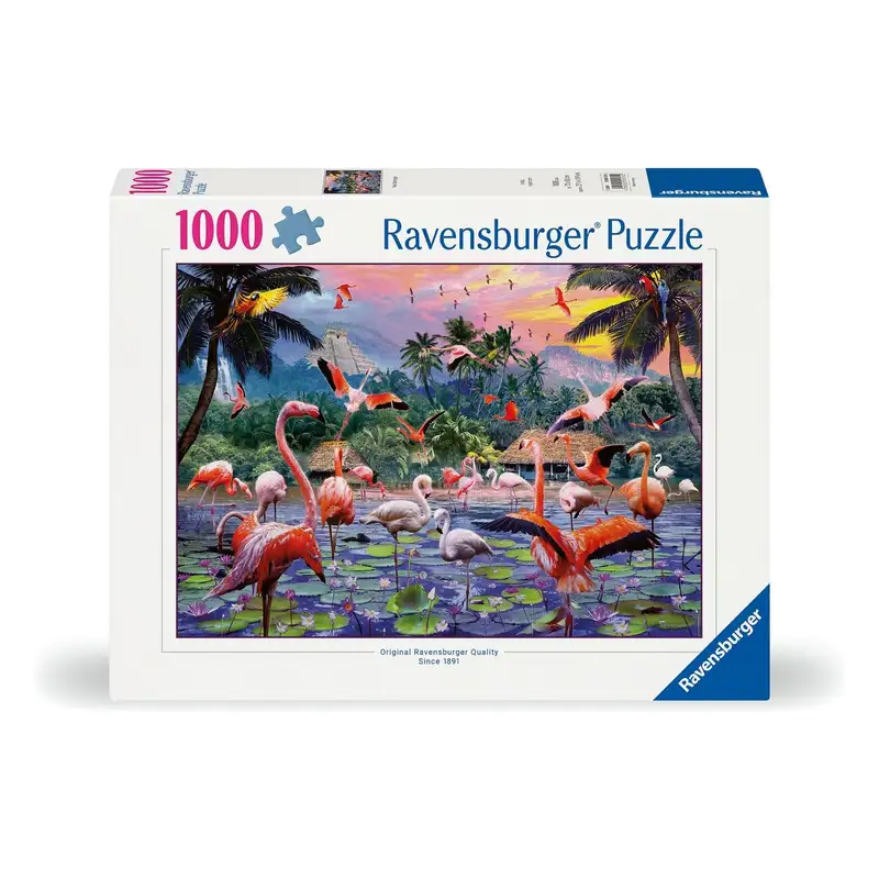 Ravensburger Rompecabezas 12000574 Flamencos Rosados