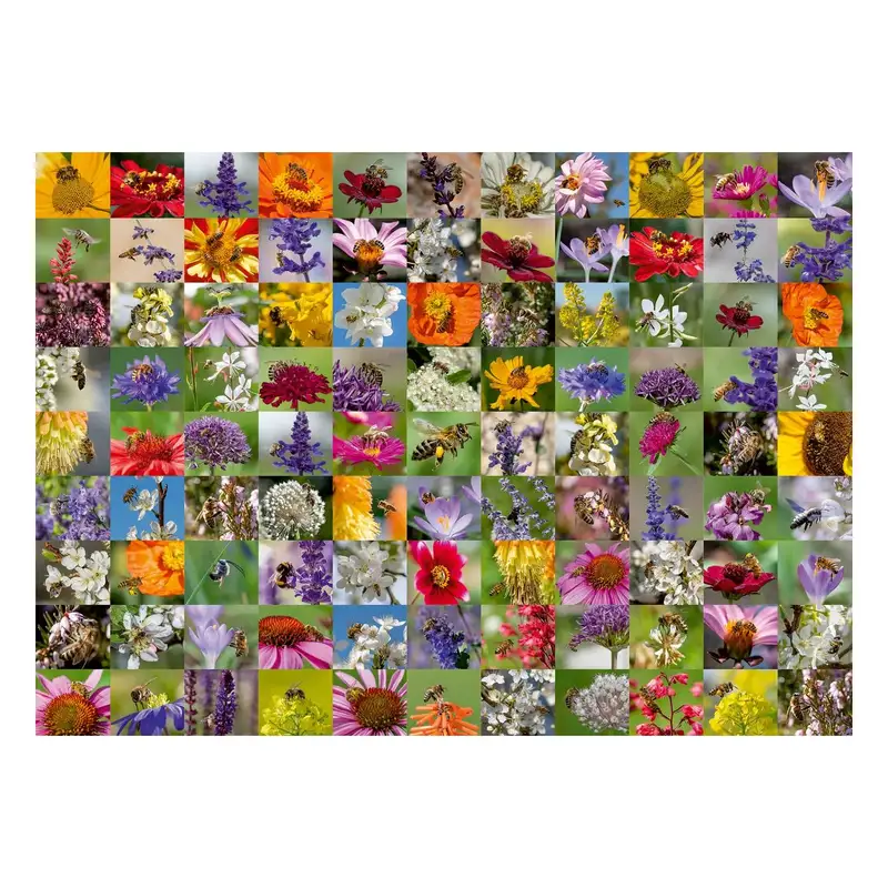 Ravensburger Rompecabezas 12000617 Collage De Abejas 1000 Piezas