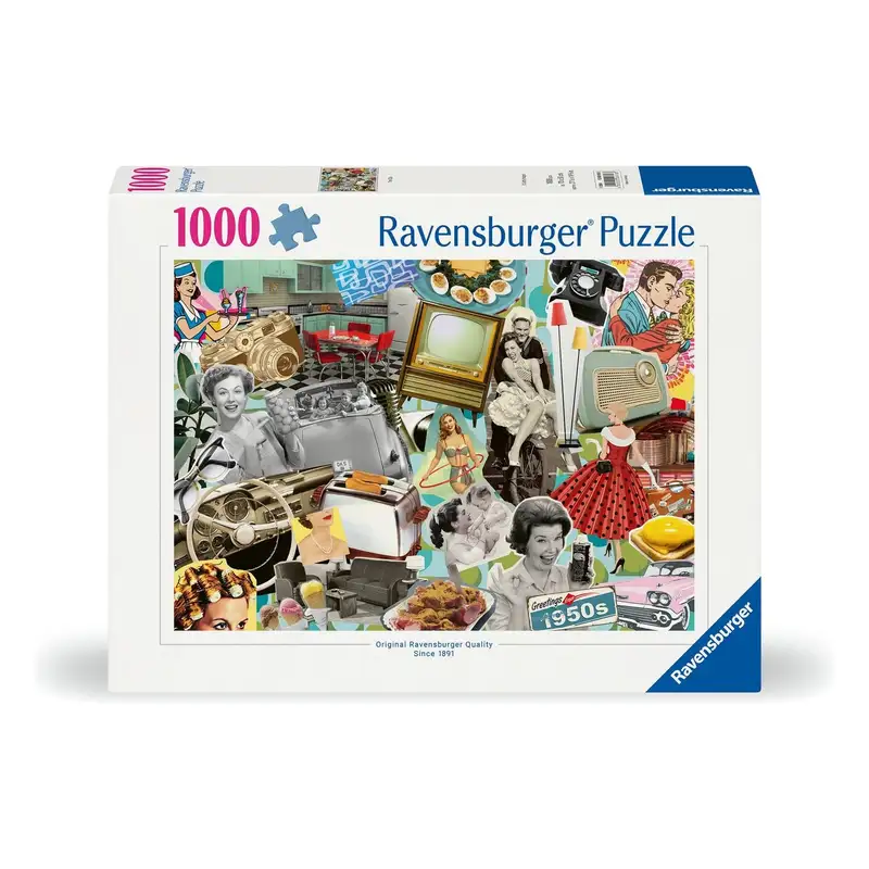 Ravensburger Rompecabezas 12000618 Los Anos 50, 1000 Piezas
