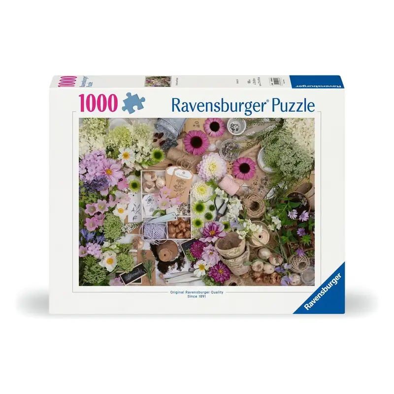 Ravensburger Rompecabezas 12000620 Por El Amor A Las Flores 1