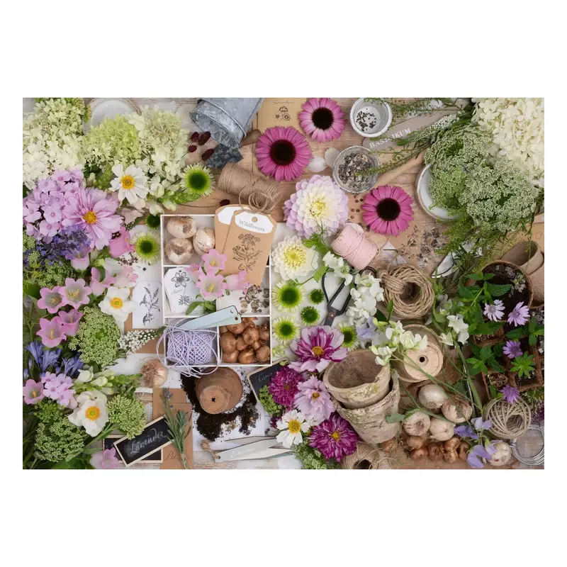 Ravensburger Rompecabezas 12000620 Por El Amor A Las Flores 1