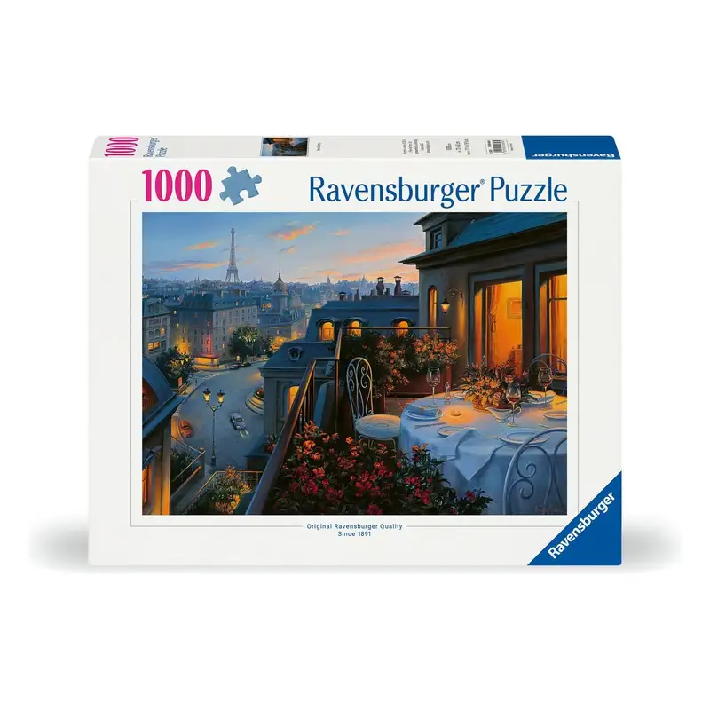 Ravensburger Rompecabezas 12000656 Balcon De Paris 1000 Piezas