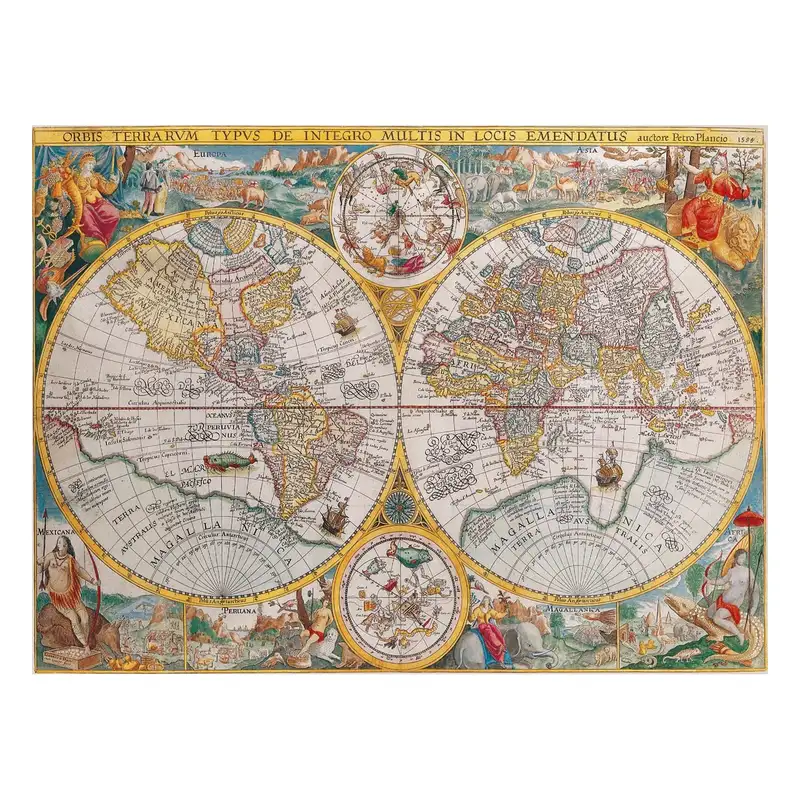 Ravensburger Rompecabezas 12000716 Mapa Historico 1500 Piezas