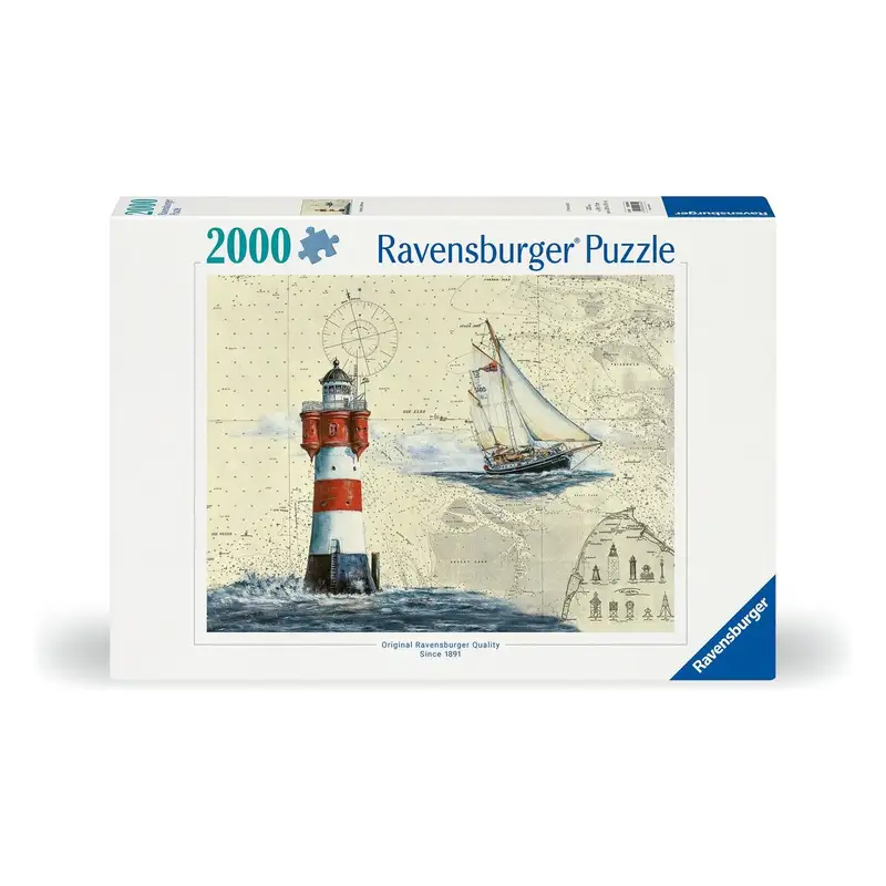 Ravensburger Rompecabezas 12000804 Faro Romantico