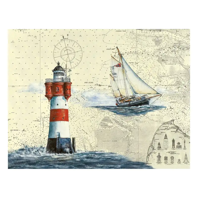 Ravensburger Rompecabezas 12000804 Faro Romantico