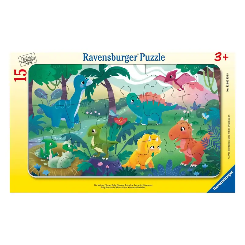 Ravensburger Rompecabezas 12000856 Amigos Dinosaurios Bebes