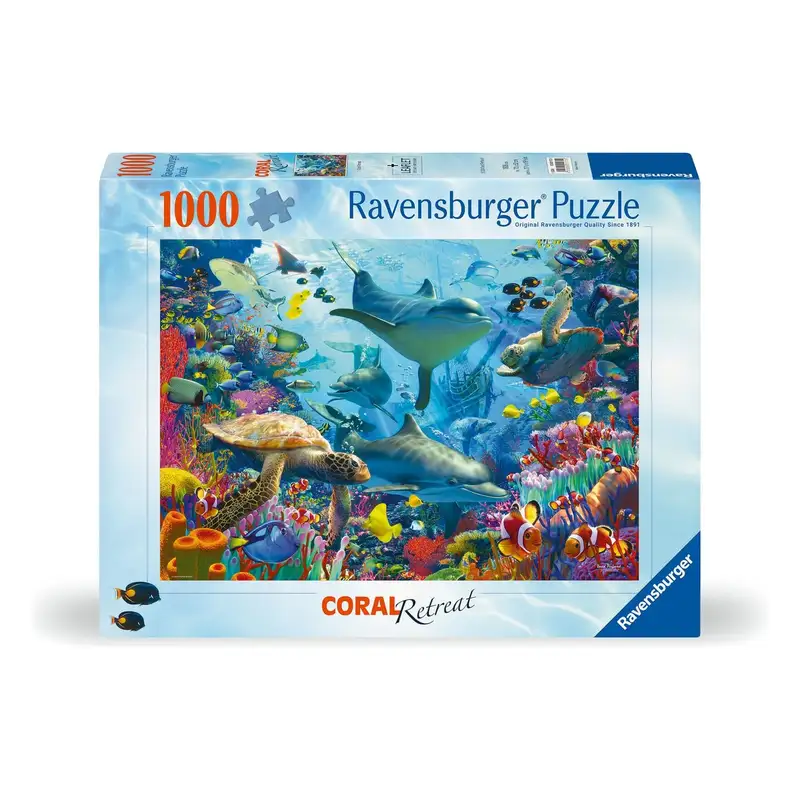Ravensburger Rompecabezas 12001172 Refugio Del Arrecife De Coral 1000 Piezas